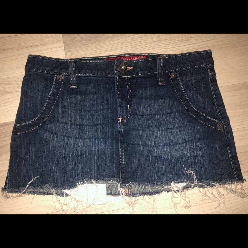 Short Guess Jeans Skirt